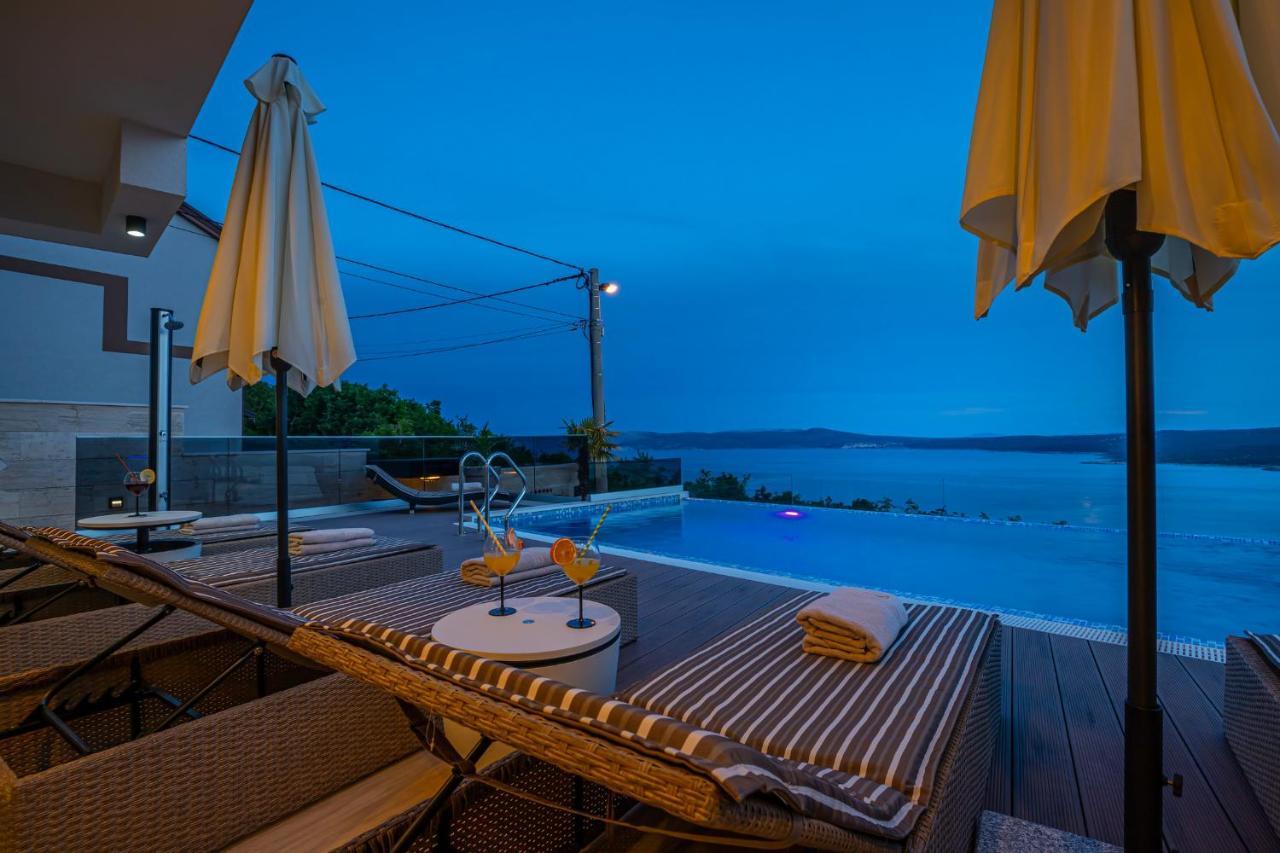 Villa Marassi With Heated Pool, Hot Tub And Sauna Crikvenica Exterior foto